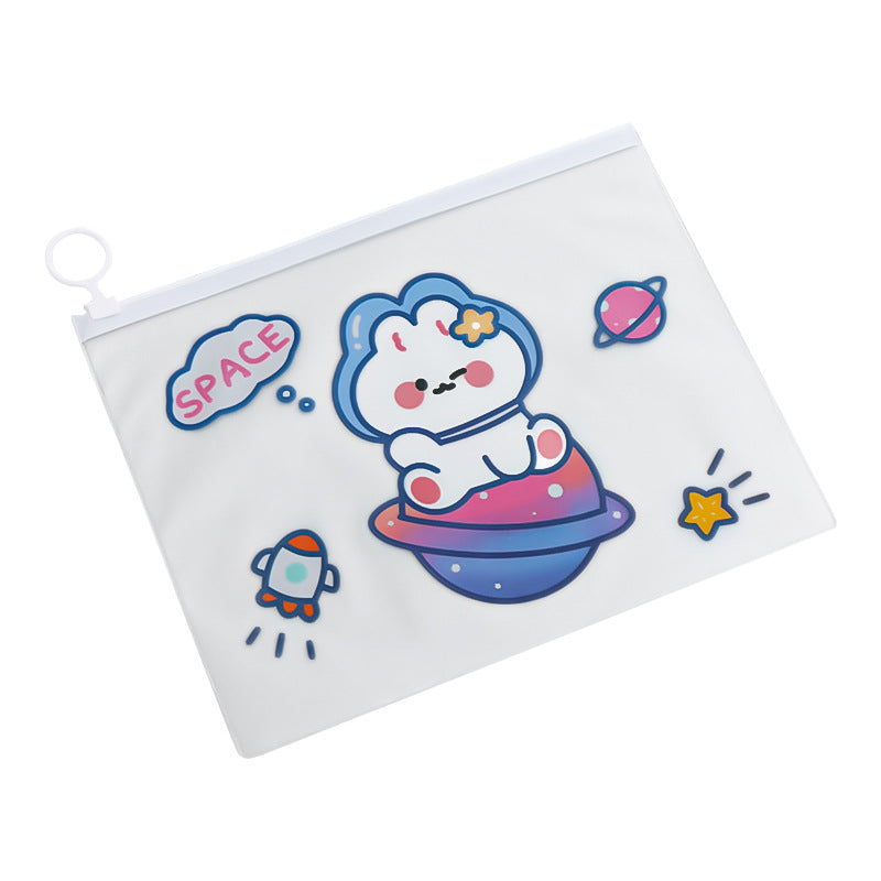 Wholesale Astronaut Zipper PVC Document Bag